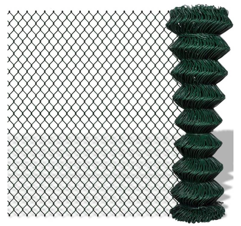 vidaXL Gartenzaun, Maschendrahtzaun Stahl 1,5x25 m Grün vidaXL Gartenzaun, Maschendrahtzaun Stahl 1,5x25 m Grün von vidaXL