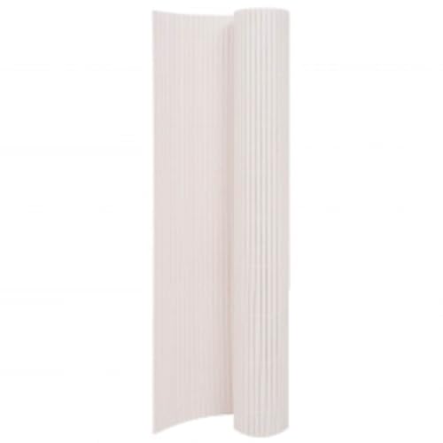 vidaXL Gartenzaun Doppelseitig Sichtschutzmatte Sichtschutzzaun Sichtschutz Windschutz Balkon Garten Zaun Terrasse PVC 90x400cm Weiß vidaXL Gartenzaun Doppelseitig Sichtschutzmatte Sichtschutzzaun Sichtschutz Windschutz Balkon Garten Zaun Terrasse PVC 90x400cm Weiß von vidaXL