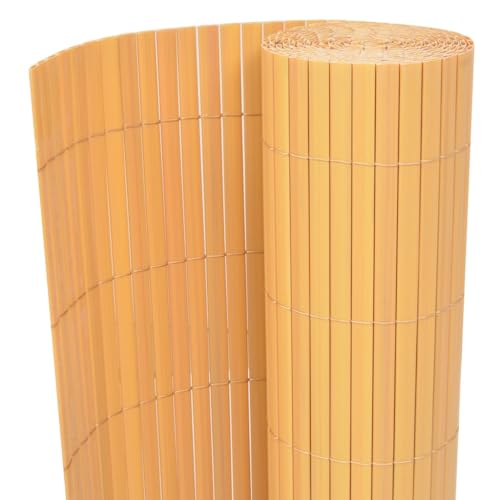 vidaXL Gartenzaun Doppelseitig Sichtschutzzaun Windschutz Sichtschutzmatte Sichtschutz Zaun Balkon Garten Terrasse PVC 90x300cm Gelb vidaXL Gartenzaun Doppelseitig Sichtschutzzaun Windschutz Sichtschutzmatte Sichtschutz Zaun Balkon Garten Terrasse PVC 90x300cm Gelb von vidaXL