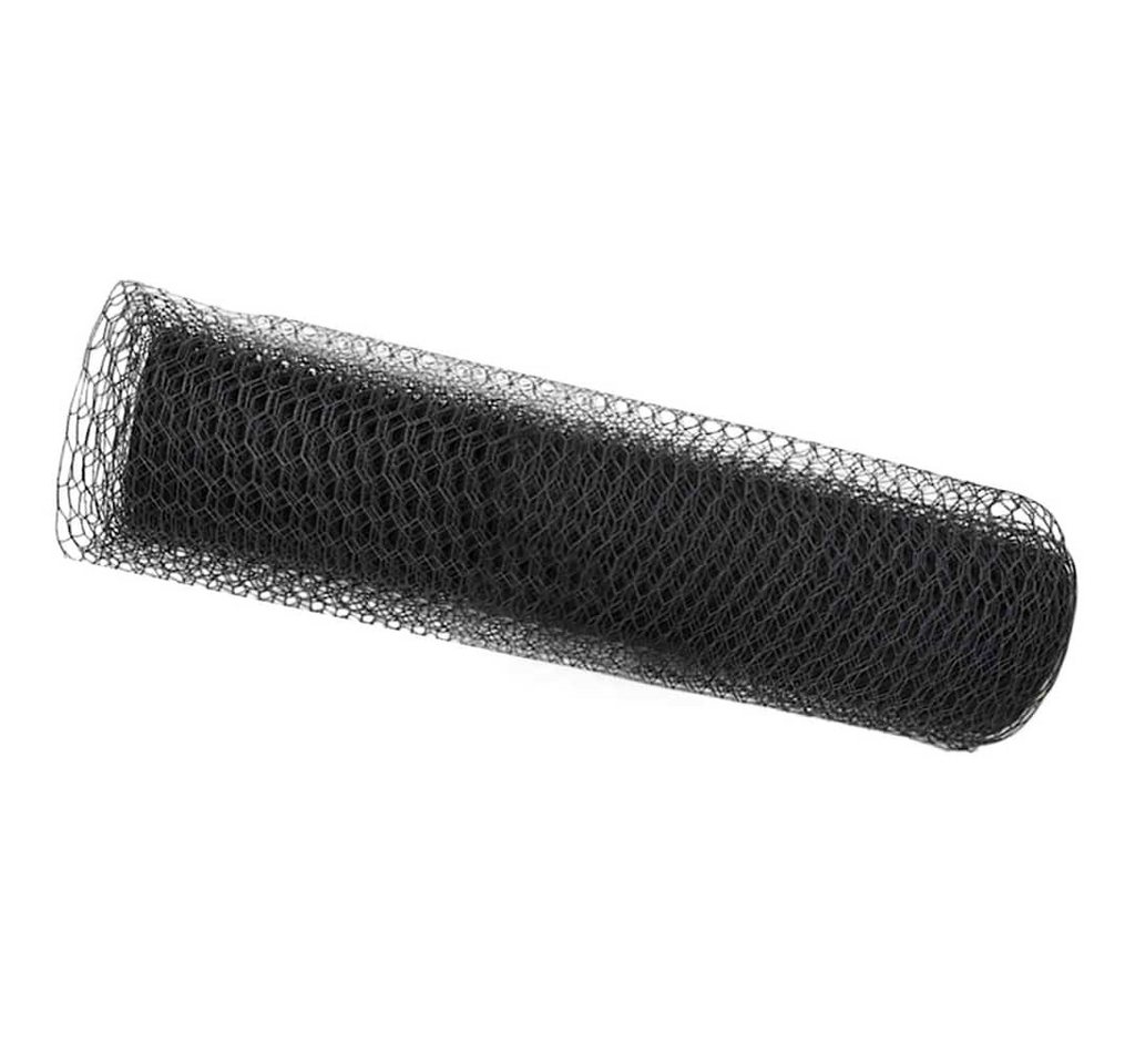 vidaXL Gartenzaun Hexagonzaun Grau 0,6 x 50 m Stahl, (1-St) von vidaXL