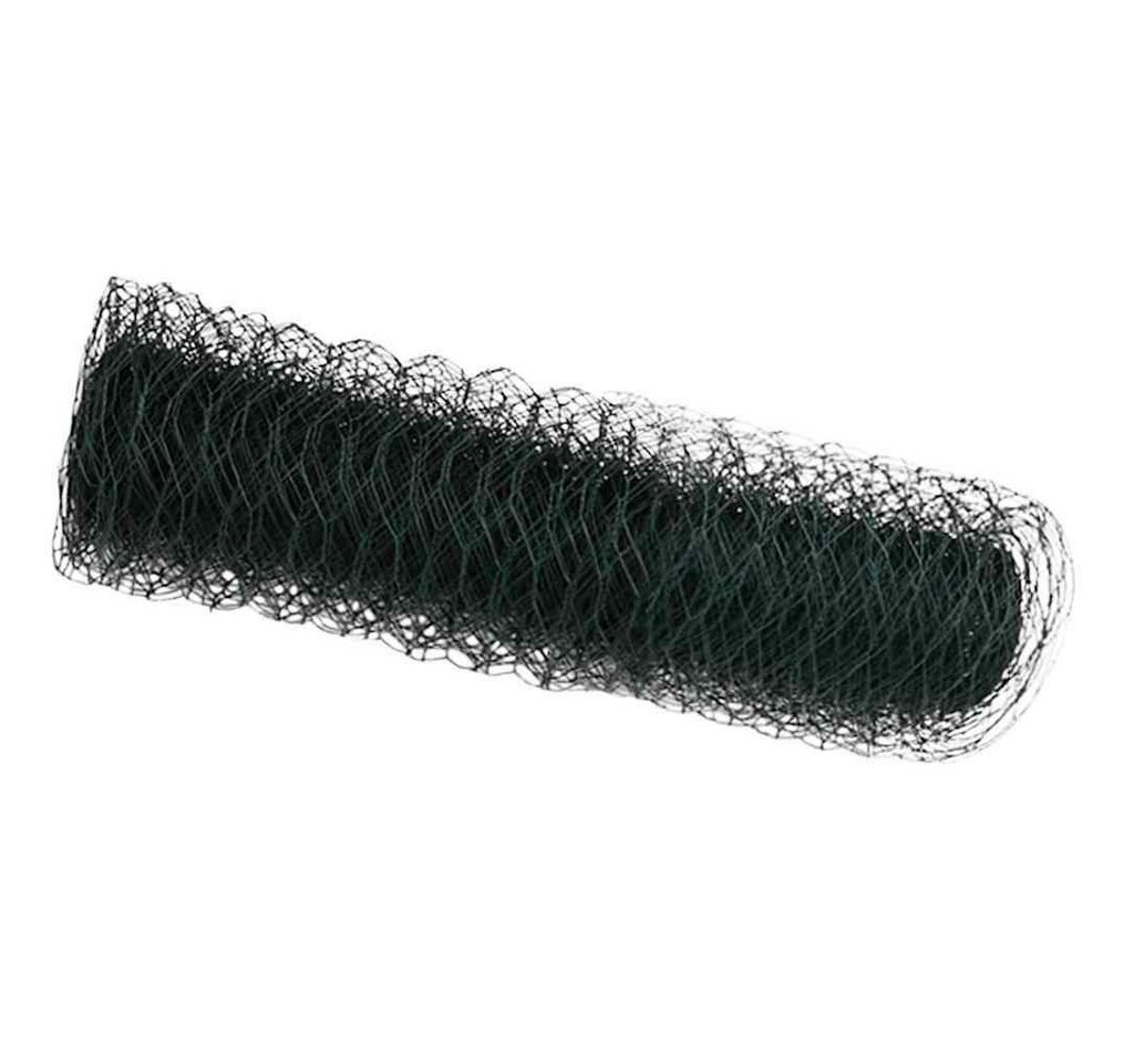 vidaXL Gartenzaun Hexagonzaun Grün 0,6 x 50 m Stahl, (1-St) von vidaXL