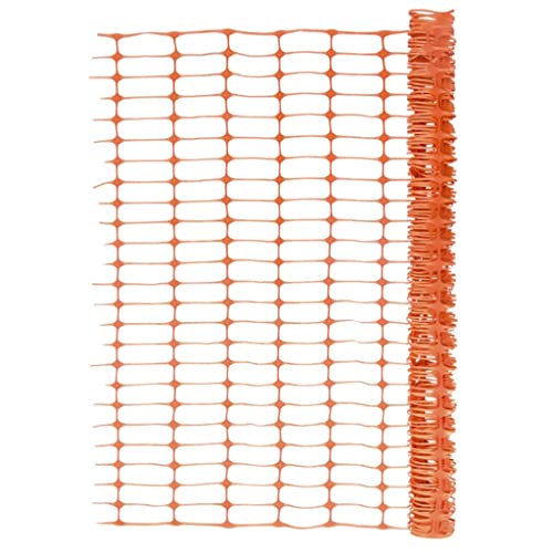 vidaXL Gartenzaun Schutznetz Warnnetz Bauzaun Warnzaun Wildzaun Zaun Netz Baustellnetz Absperrzaun Fangnetz Auffangnetz Waldzaun 50m Orange von vidaXL