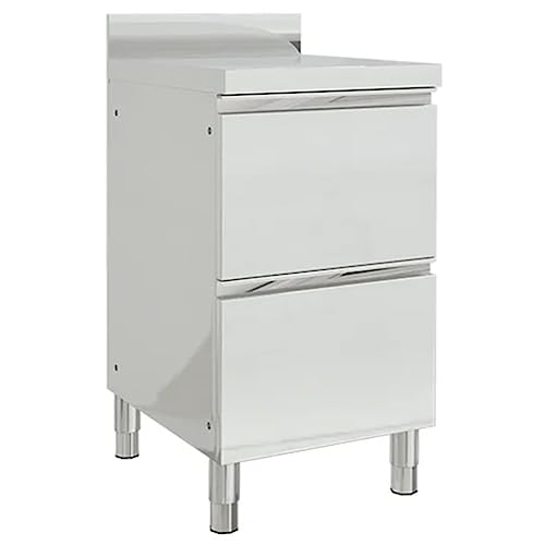 vidaXL Gastro-Küchenschrank mit 2 Schubladen Edelstahl vidaXL Gastro-Küchenschrank mit 2 Schubladen Edelstahl von vidaXL