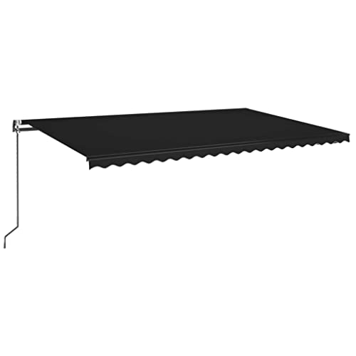 vidaXL Gelenkarmmarkise Automatisch Markise Balkonmarkise Sonnenmarkise Sonnenschutz Sichtschutz Terrasse Garten Balkon 500x350cm Anthrazit vidaXL Gelenkarmmarkise Automatisch Markise Balkonmarkise Sonnenmarkise Sonnenschutz Sichtschutz Terrasse Garten Balkon 500x350cm Anthrazit von vidaXL
