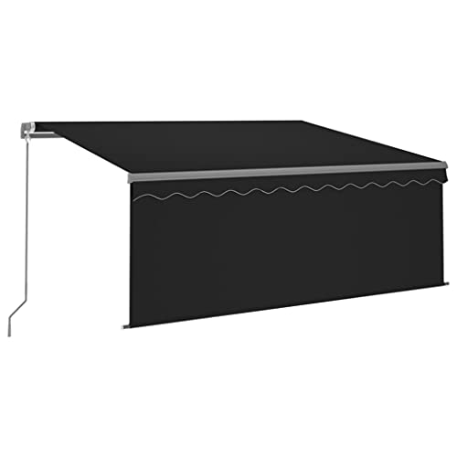 vidaXL Gelenkarmmarkise Einziehbar mit Jalousie LED Markise Sonnenmarkise Balkonmarkise Sonnenschutz Sichtschutz Garten Balkon Terrasse 3x2,5m Anthrazit vidaXL Gelenkarmmarkise Einziehbar mit Jalousie LED Markise Sonnenmarkise Balkonmarkise Sonnenschutz Sichtschutz Garten Balkon Terrasse 3x2,5m Anthrazit von vidaXL