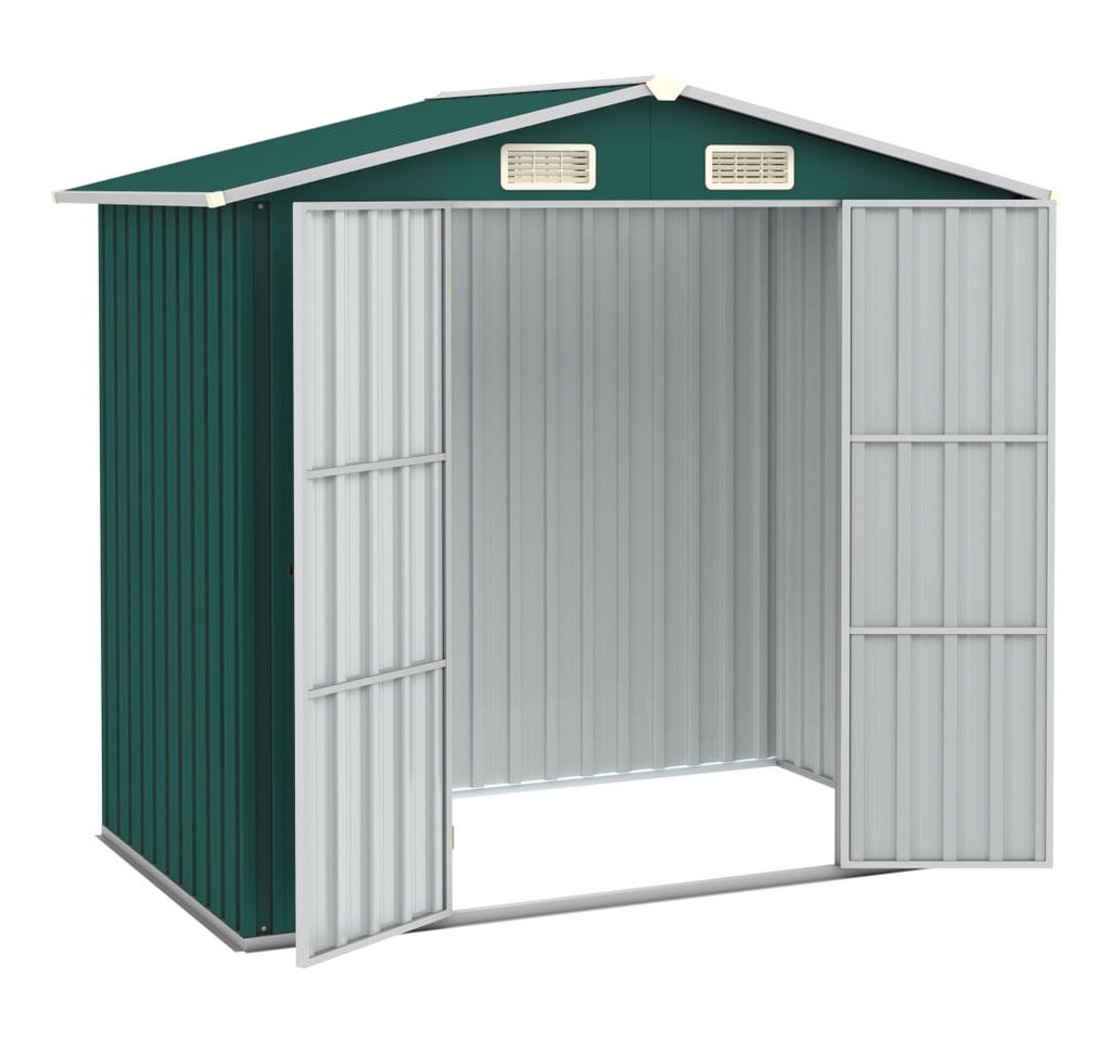 vidaXL Gerätehaus, Gartenhaus Grün 205x129x183 cm Verzinkter Stahl vidaXL Gerätehaus, Gartenhaus Grün 205x129x183 cm Verzinkter Stahl von vidaXL