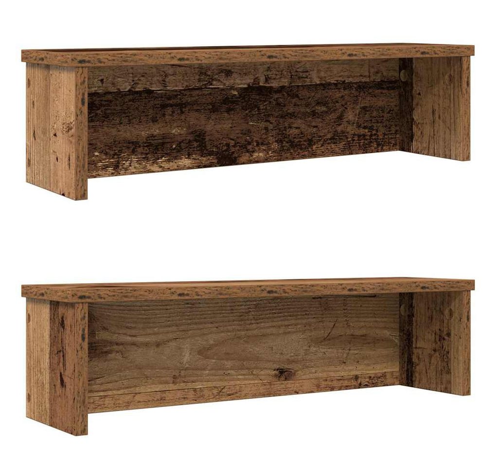 vidaXL Geschirrständer Küchenregale Stapelbar 2 Stk Altholz-Optik 60x15x16 cm vidaXL Geschirrständer Küchenregale Stapelbar 2 Stk Altholz-Optik 60x15x16 cm von vidaXL