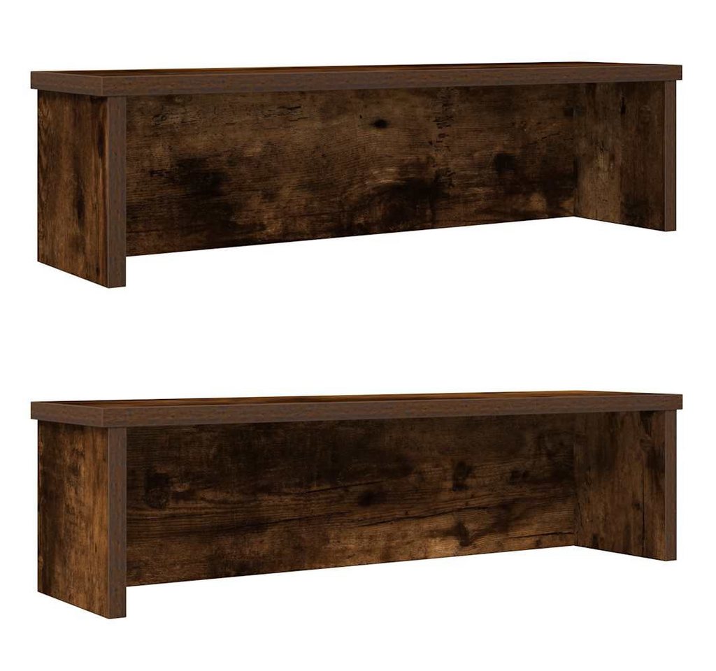 vidaXL Geschirrständer Küchenregale Stapelbar 2 Stk Räuchereiche 60x15x16 cm vidaXL Geschirrständer Küchenregale Stapelbar 2 Stk Räuchereiche 60x15x16 cm von vidaXL