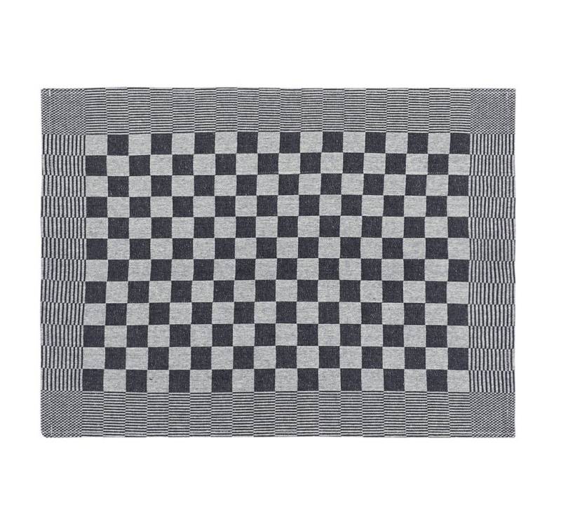 vidaXL Geschirrtuch Geschirrtücher 10 Stk. Schwarz und Weiß 50x70 cm Baumwolle, (10-tlg) von vidaXL