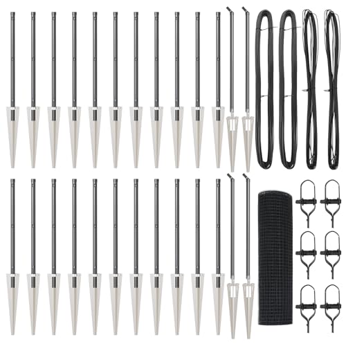 vidaXL Geschweißter Drahtzaun mit 13 Spike-Posts Grau 0,8x50 m Stahl vidaXL Geschweißter Drahtzaun mit 13 Spike-Posts Grau 0,8x50 m Stahl von vidaXL