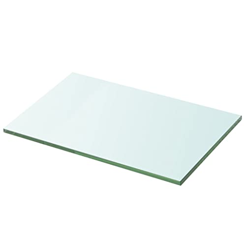vidaXL Glasboden Glasscheibe Glasplatte für Glasregal Transparent 30 cm x 20 cm von vidaXL