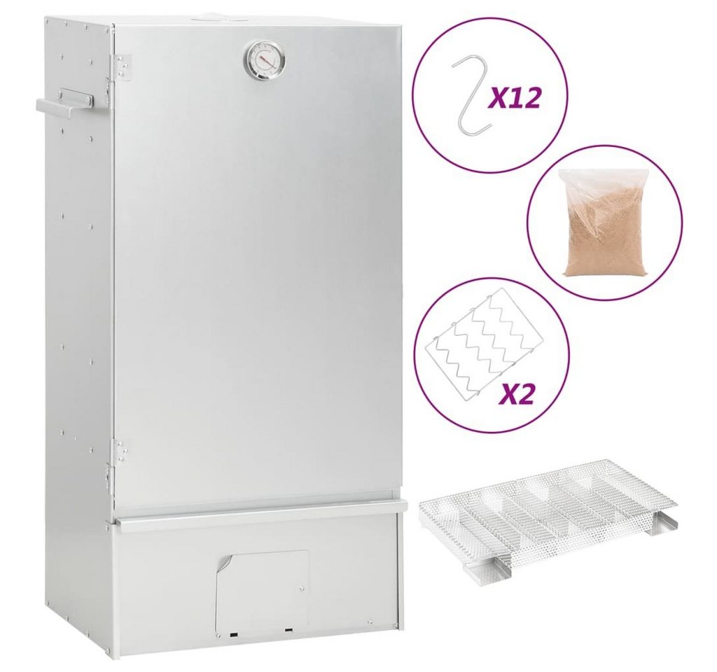 vidaXL Grillkamin Räucherofen mit Kaltrauchgenerator Verzinkter Stahl vidaXL Grillkamin Räucherofen mit Kaltrauchgenerator Verzinkter Stahl von vidaXL