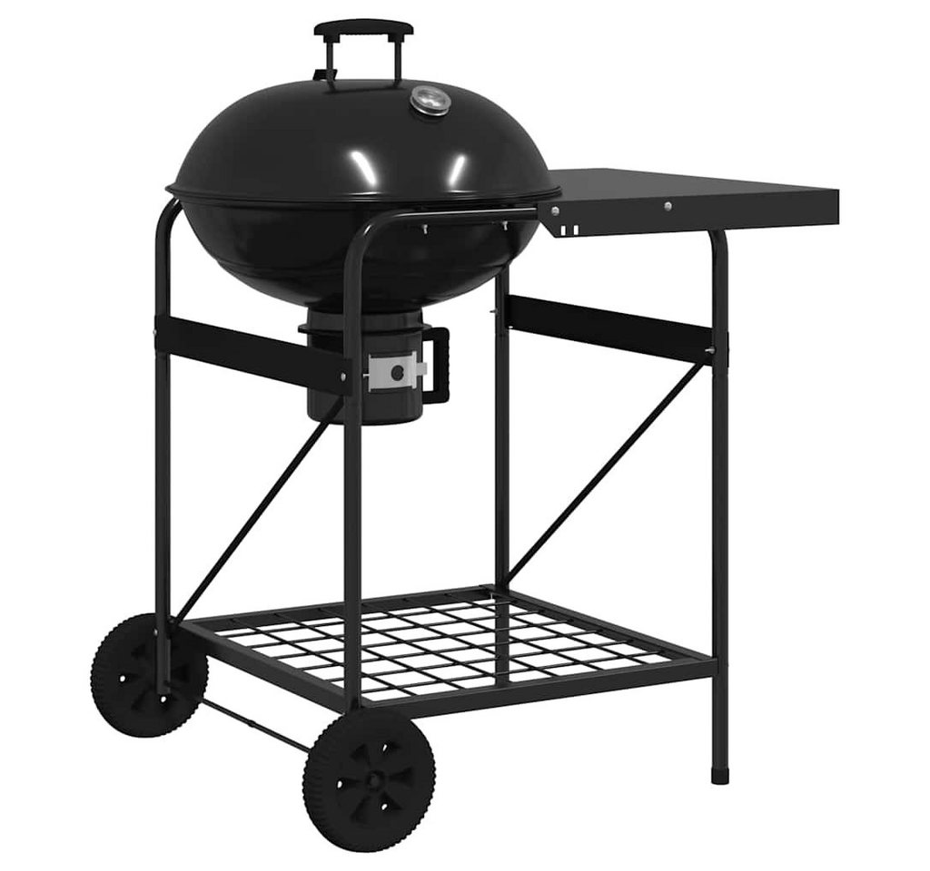 vidaXL Grillkamin Outdoor Grill Mit Rad Schwarz 96 x 72 x 113 cm Metall vidaXL Grillkamin Outdoor Grill Mit Rad Schwarz 96 x 72 x 113 cm Metall von vidaXL