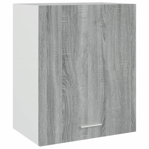 vidaXL Hängeschrank, Wandschrank für Küche, Küchenschrank Wandmontage mit viel Stauraum, Schwebeschrank Schrank Küchenmöbel, Grau Sonoma Holzwerkstoff vidaXL Hängeschrank, Wandschrank für Küche, Küchenschrank Wandmontage mit viel Stauraum, Schwebeschrank Schrank Küchenmöbel, Grau Sonoma Holzwerkstoff von vidaXL
