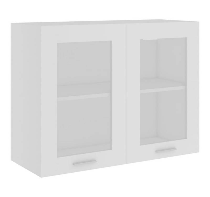 vidaXL Hängeschrank Hängeglasschrank Weiß 80x31x60 cm Spanplatte von vidaXL