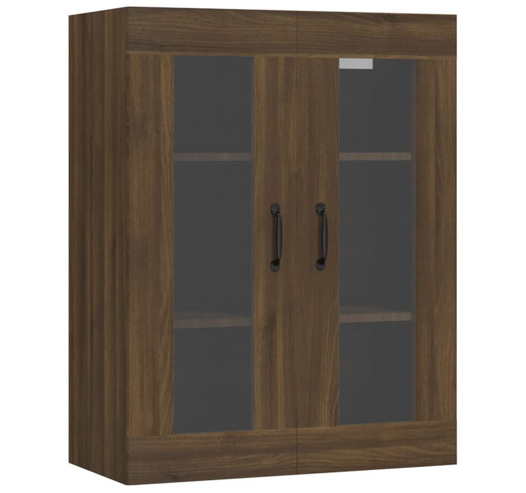 vidaXL Hängeschrank Hängeschrank Braun Eichen-Optik 69,5x34x90 cm Glas Vitrine vidaXL Hängeschrank Hängeschrank Braun Eichen-Optik 69,5x34x90 cm Glas Vitrine von vidaXL
