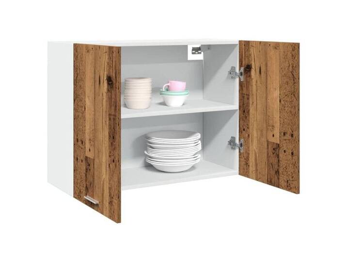 vidaXL Hängeschrank Hängeschrank Küchenschrank Altholz-Optik 80x31x60 cm Spanplatte, braun von vidaXL