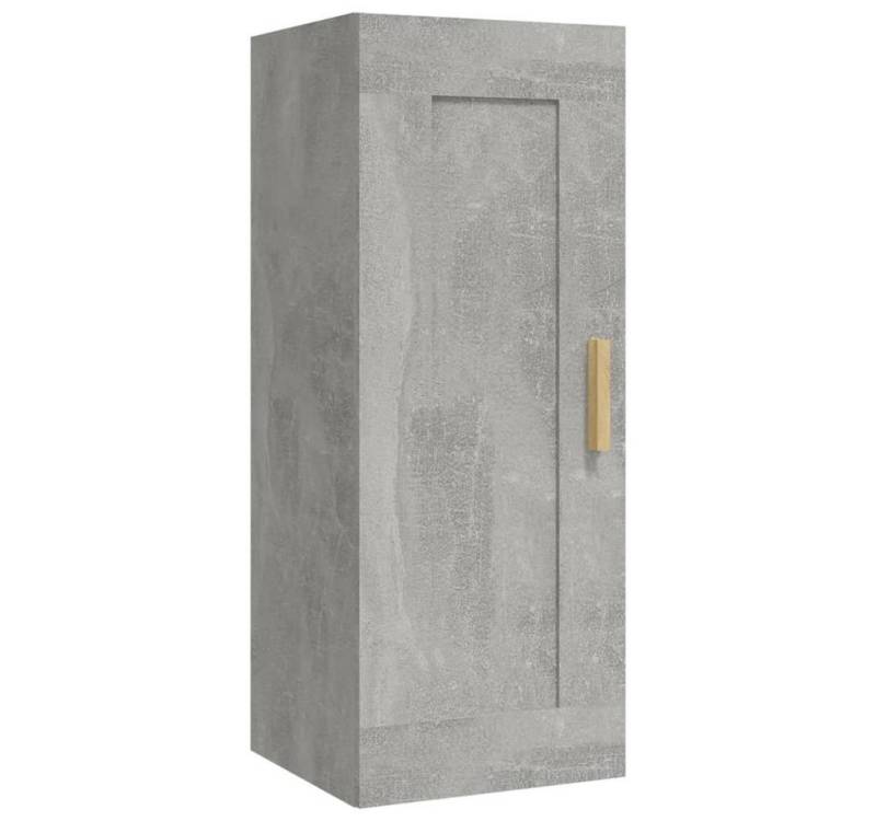 vidaXL Hängeschrank Hängeschrank Wandschrank Betongrau 35x34x90 cm Spanplatte von vidaXL