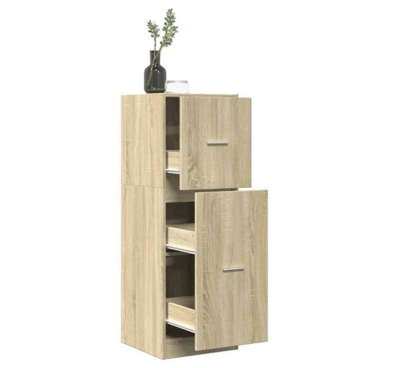 vidaXL Unterschrank Küchenschrank Apothekerschrank Sonoma Eiche 40x41x118 cm Spanplatte von vidaXL