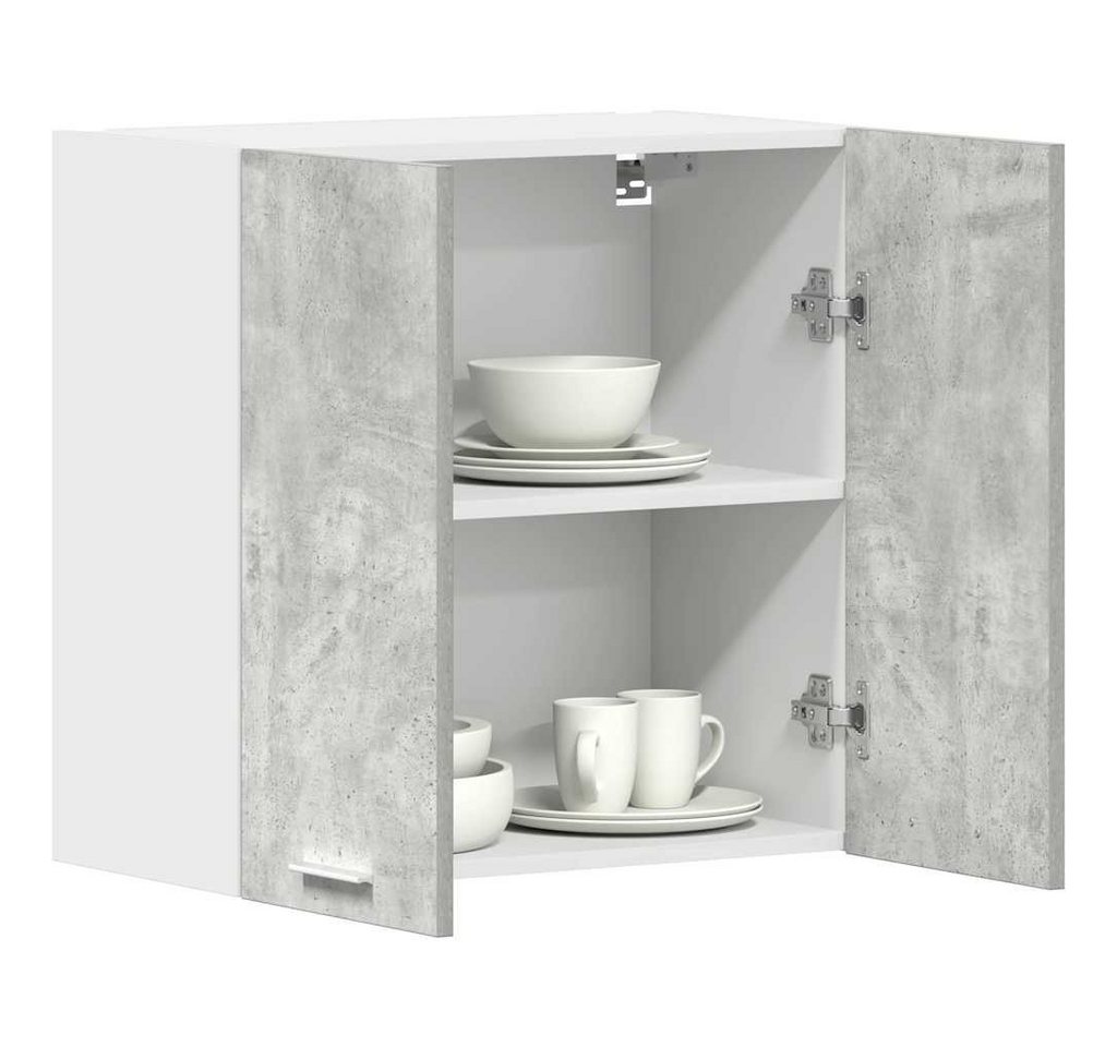 vidaXL Hängeschrank Küchenwandschrank Betongrau 60x31x60 cm Holzwerkstoff von vidaXL