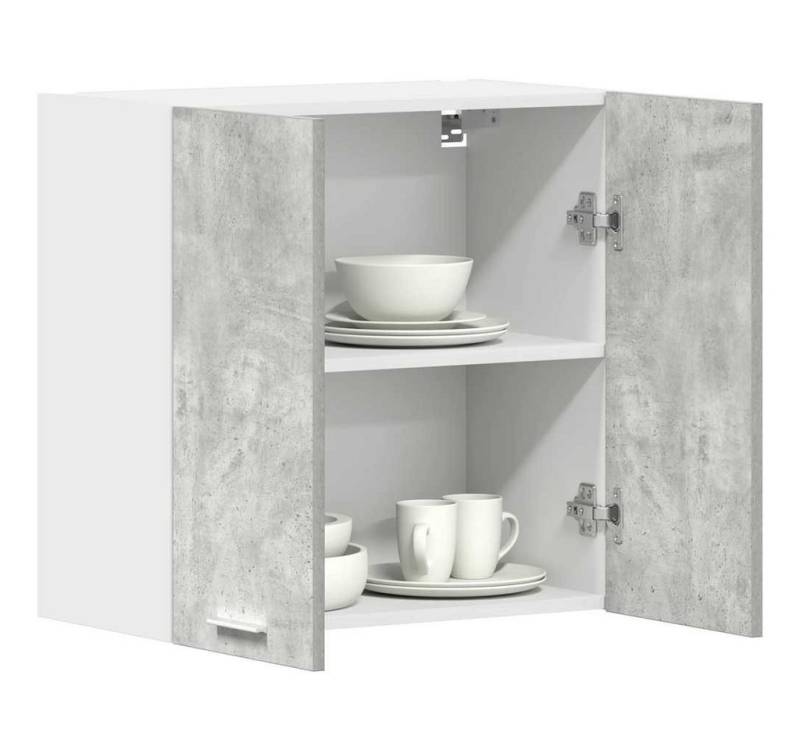 vidaXL Hängeschrank Küchenwandschrank Betongrau 60x31x60 cm Holzwerkstoff von vidaXL