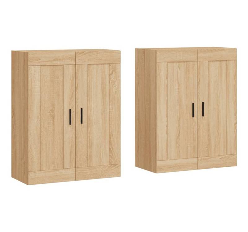 vidaXL Hängeschrank Wandschränke 2 Stk Sonoma Eiche Spanplatte Hängeschrank von vidaXL