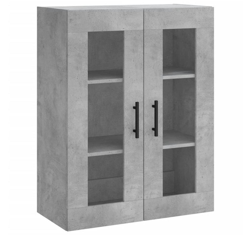 vidaXL Hängeschrank Wandschrank Betongrau 69,5x34x90 cm Glas Vitrine Hängeschrank vidaXL Hängeschrank Wandschrank Betongrau 69,5x34x90 cm Glas Vitrine Hängeschrank von vidaXL