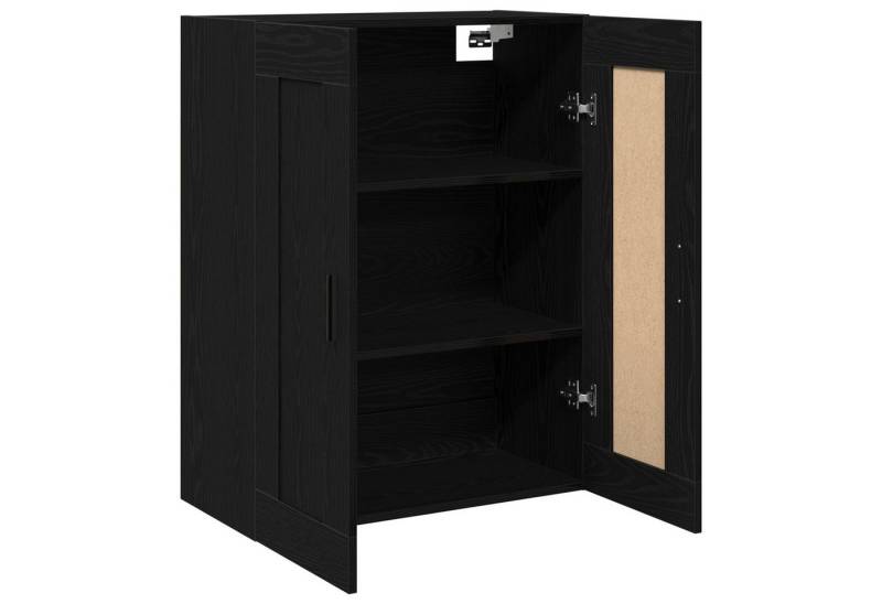 vidaXL Hängeschrank Wandschrank Schwarz Eiche 69,5x34x90 cm Holzwerkstoff (1-St) von vidaXL
