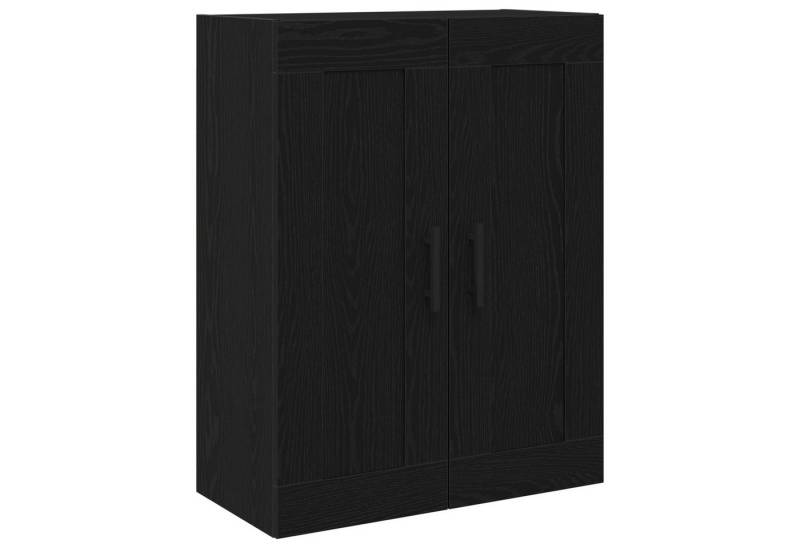 vidaXL Hängeschrank Wandschrank Schwarz Eiche 69,5x34x90 cm Holzwerkstoff (1-St) von vidaXL