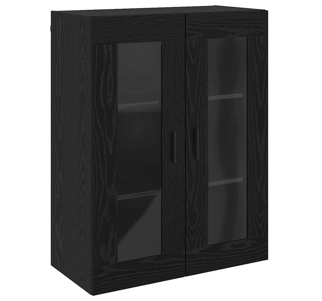 vidaXL Hängeschrank Wandschrank Schwarz 69,5 x 34 x 90 cm Holzwerkstoff (1-St) von vidaXL