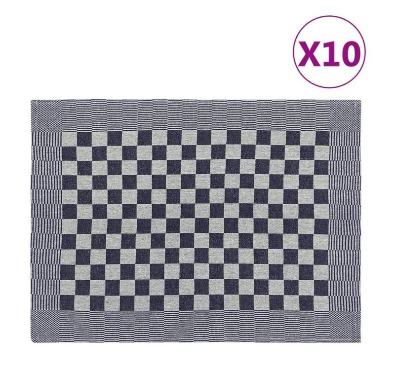 vidaXL Handtuch Geschirrtücher 10 Stk Blau und Weiß 50x70 cm Baumwolle vidaXL Handtuch Geschirrtücher 10 Stk Blau und Weiß 50x70 cm Baumwolle von vidaXL