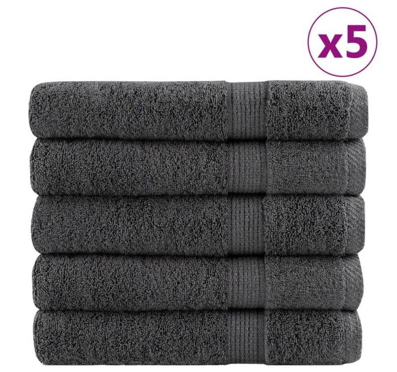 vidaXL Handtuch Premium-Handtücher 25 Stk Anthrazit 100x200 600 gm² Baumwolle von vidaXL