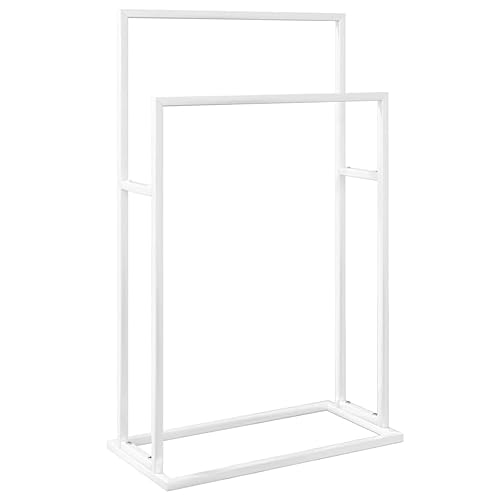 vidaXL Handtuchständer Weiß 48x24x78,5 cm Eisen von vidaXL