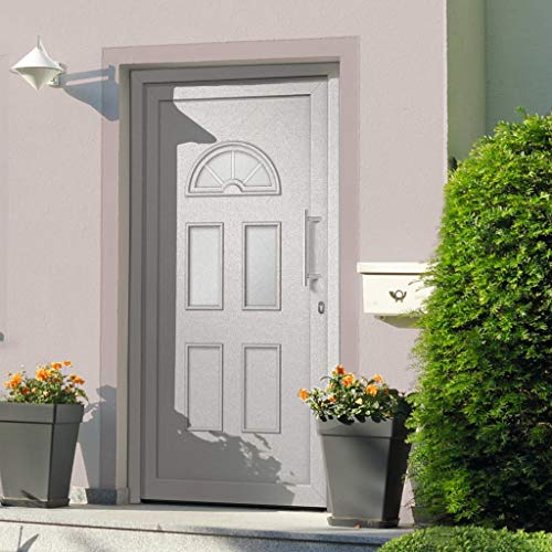vidaXL Haustür mit Türgriff-Set Befestigungsset Dichtungsband Nebeneingangstür Eingangstür Außentür Kellertür Wohnungstür Tür Weiß 98x208cm vidaXL Haustür mit Türgriff-Set Befestigungsset Dichtungsband Nebeneingangstür Eingangstür Außentür Kellertür Wohnungstür Tür Weiß 98x208cm von vidaXL
