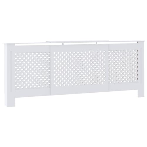 vidaXL Heizkörperverkleidung mit Querlatten Heizungsabdeckung Heizungsverkleidung Heizkörperabdeckung Heizung Abdeckung Heizkörper MDF Weiß 205cm vidaXL Heizkörperverkleidung mit Querlatten Heizungsabdeckung Heizungsverkleidung Heizkörperabdeckung Heizung Abdeckung Heizkörper MDF Weiß 205cm von vidaXL