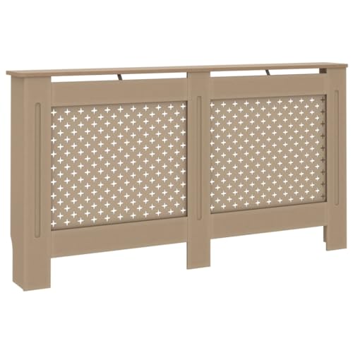 vidaXL Heizkörperverkleidung mit Wabenmuster Heizkörperabdeckung Heizungsverkleidung Heizung Heizkörper Abdeckung 152x19x81,5cm MDF vidaXL Heizkörperverkleidung mit Wabenmuster Heizkörperabdeckung Heizungsverkleidung Heizung Heizkörper Abdeckung 152x19x81,5cm MDF von vidaXL