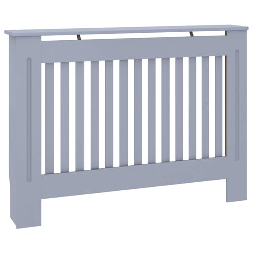 vidaXL Heizkörperverkleidung mit vertikalen Latten Heizkörperabdeckung Heizungsverkleidung Heizung Heizkörper Abdeckung Anthrazit 112x19x81,5cm MDF vidaXL Heizkörperverkleidung mit vertikalen Latten Heizkörperabdeckung Heizungsverkleidung Heizung Heizkörper Abdeckung Anthrazit 112x19x81,5cm MDF von vidaXL