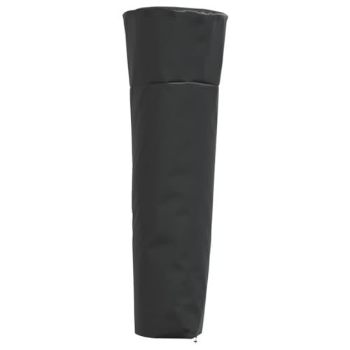 vidaXL Heizstrahler Abdeckung, Abdeckplane Wasserdicht Anti-UV, Schutzhülle Pyramidenform mit Kordelzug Reißverschluss, Schutzhaube Abdeckplane, Schwarz 420D Oxford von vidaXL