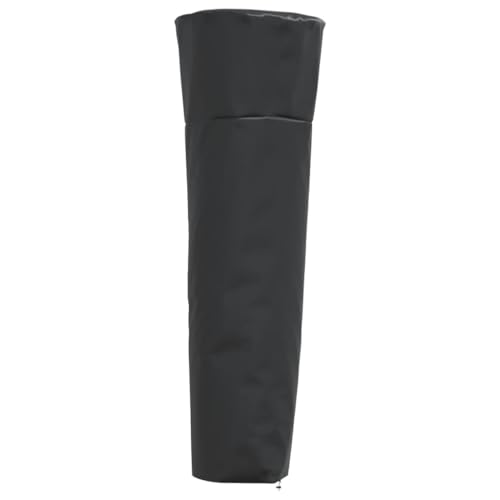 vidaXL Heizstrahler Abdeckung 2 STK., Abdeckplane Wasserdicht Anti-UV, Schutzhülle Pyramidenform mit Kordelzug Reißverschluss, Schutzhaube Abdeckplane, 86x47x241cm 420D von vidaXL