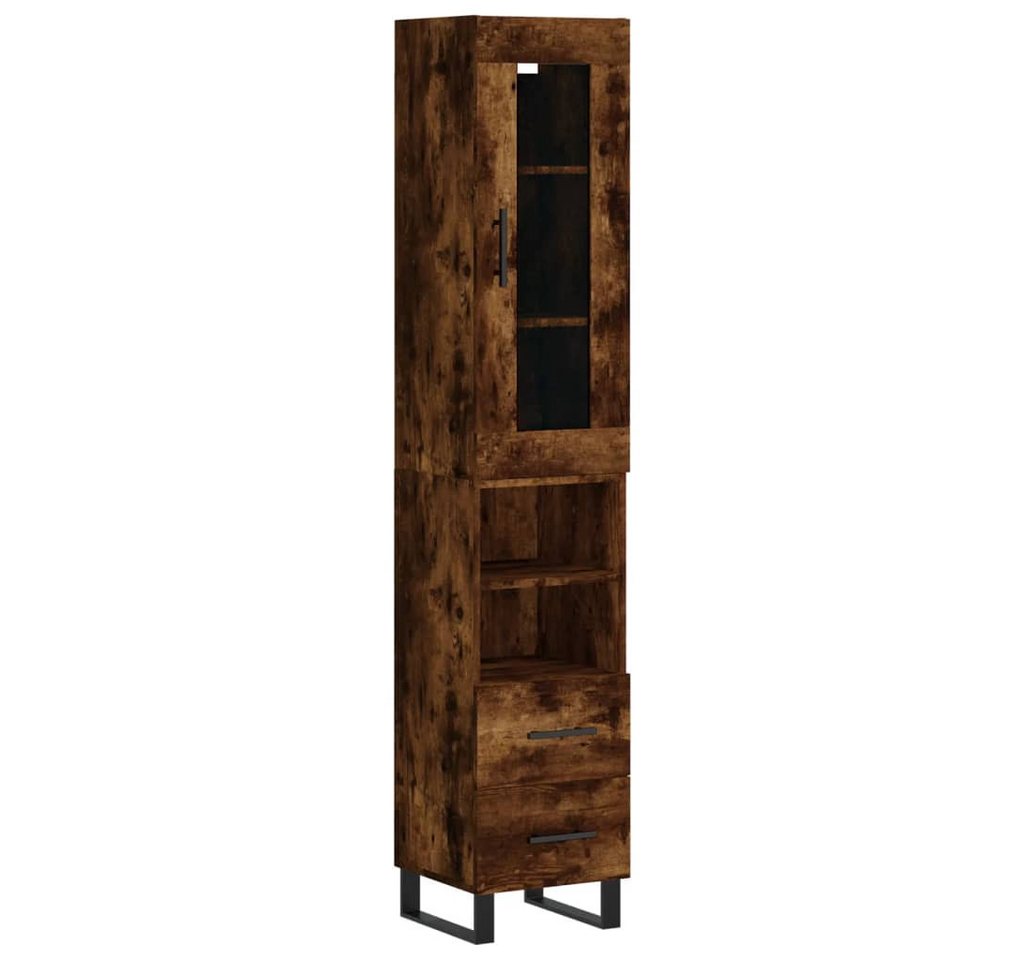 vidaXL Highboard, Hochkommode Räuchereiche 34,5x34x180 cm Holzwerkstoff vidaXL Highboard, Hochkommode Räuchereiche 34,5x34x180 cm Holzwerkstoff von vidaXL