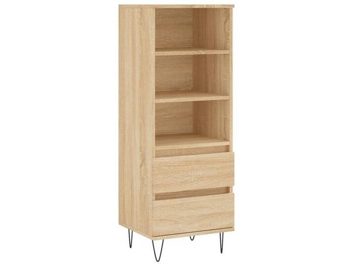 vidaXL Highboard, Hochkommode Sonoma-Eiche 40x36x110 cm Holzwerkstoff vidaXL Highboard, Hochkommode Sonoma-Eiche 40x36x110 cm Holzwerkstoff von vidaXL