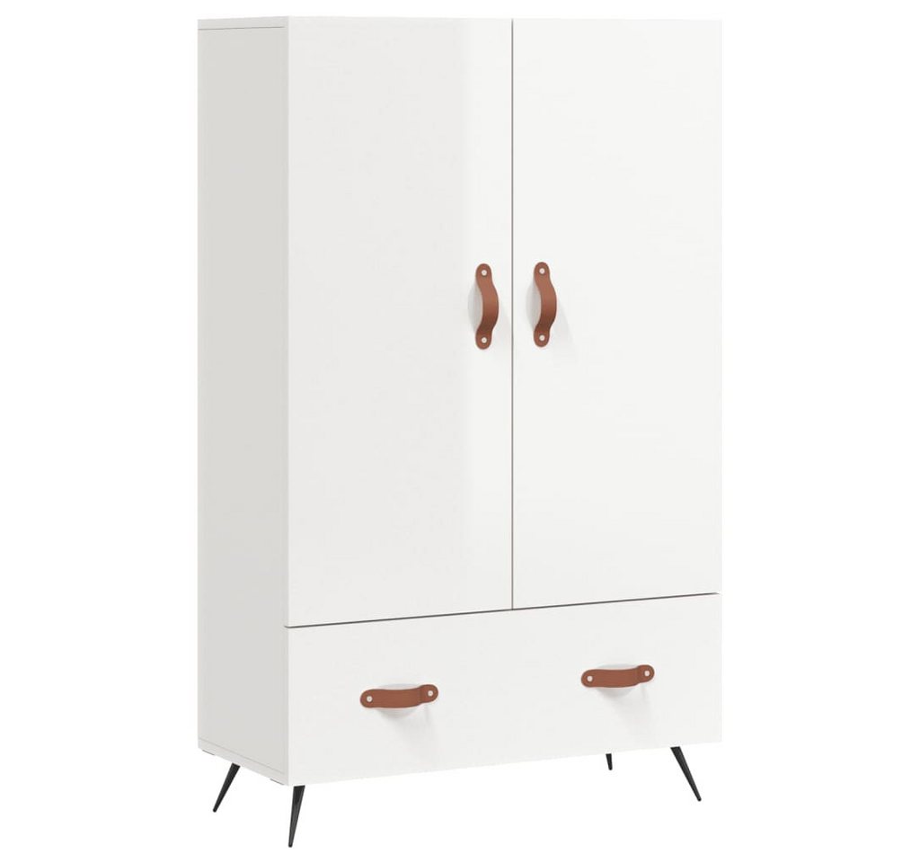 vidaXL Highboard Highboard Hochglanz-Weiß 69,5x31x115 cm Holzwerkstoff (1 St) von vidaXL