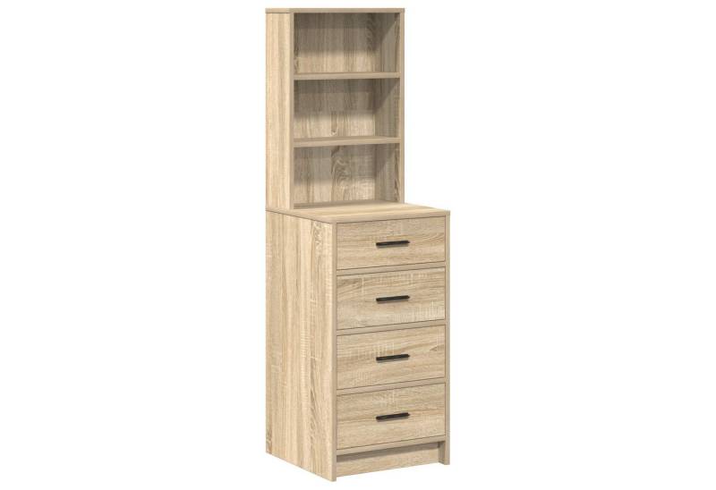 vidaXL Highboard Highboard Sonoma Eiche 40x41x135 cm Holzwerkstoff (1 St) von vidaXL