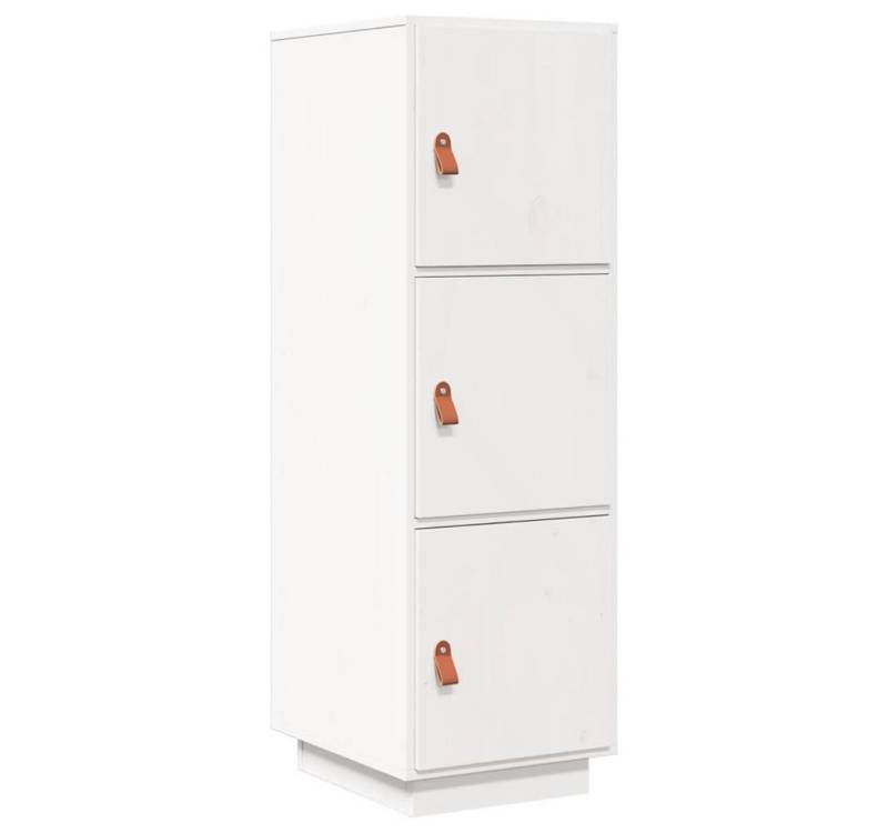 vidaXL Highboard Highboard Weiß 34x40x108,5 cm Massivholz Kiefer (1 St) von vidaXL