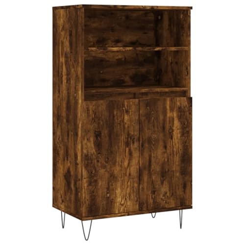 vidaXL Highboard Räuchereiche 60x36x110 cm Holzwerkstoff von vidaXL
