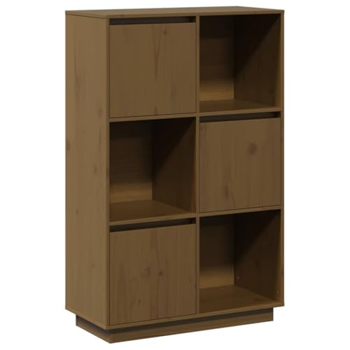 vidaXL Highboard Sideboard Kommode Schrank Anrichte Beistellschrank Mehrzweckschrank Holzschrank Hochschrank Honigbraun 74x35x117cm Massivholz Kiefer vidaXL Highboard Sideboard Kommode Schrank Anrichte Beistellschrank Mehrzweckschrank Holzschrank Hochschrank Honigbraun 74x35x117cm Massivholz Kiefer von vidaXL