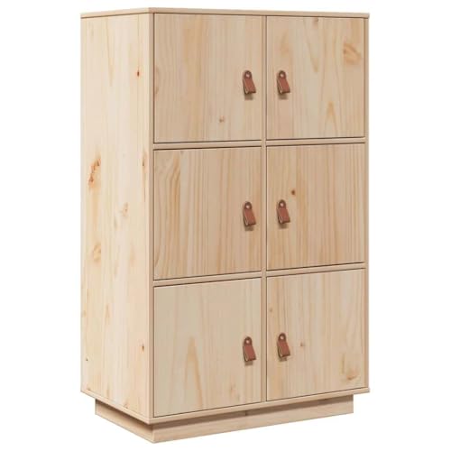vidaXL Highboard Sideboard Schrank Kommode Anrichte Beistellschrank Mehrzweckschrank Hochschrank Standschrank 67x40x108,5cm Massivholz Kiefer vidaXL Highboard Sideboard Schrank Kommode Anrichte Beistellschrank Mehrzweckschrank Hochschrank Standschrank 67x40x108,5cm Massivholz Kiefer von vidaXL