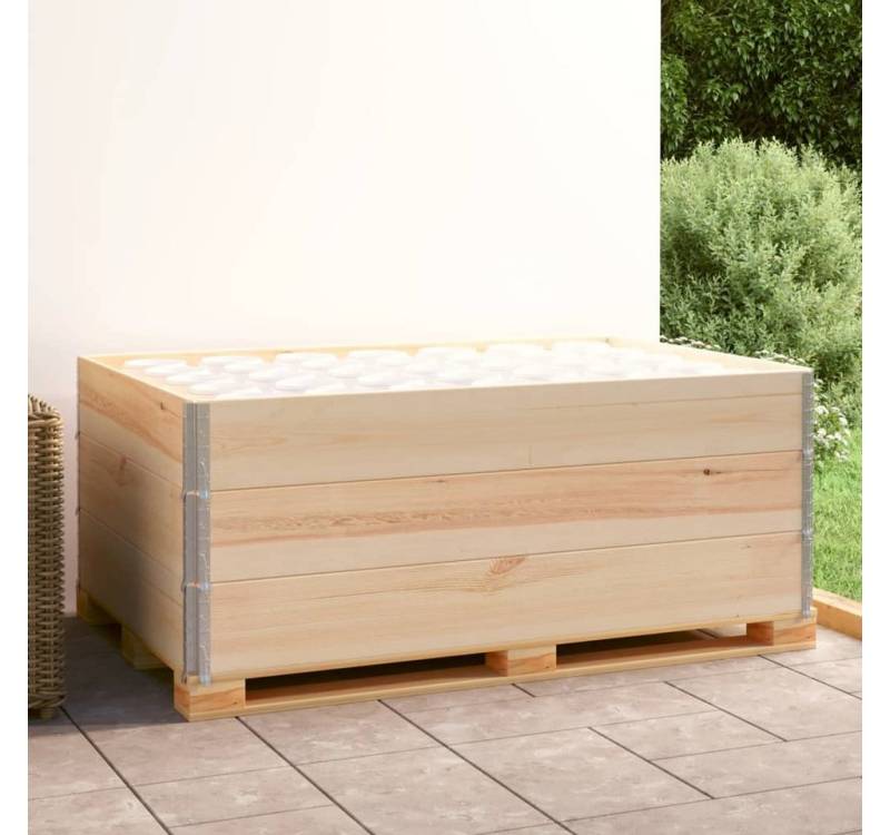vidaXL Hochbeet, Paletten-Aufsatzrahmen 3 Stk. 100x150 cm Kiefer Massivholz von vidaXL
