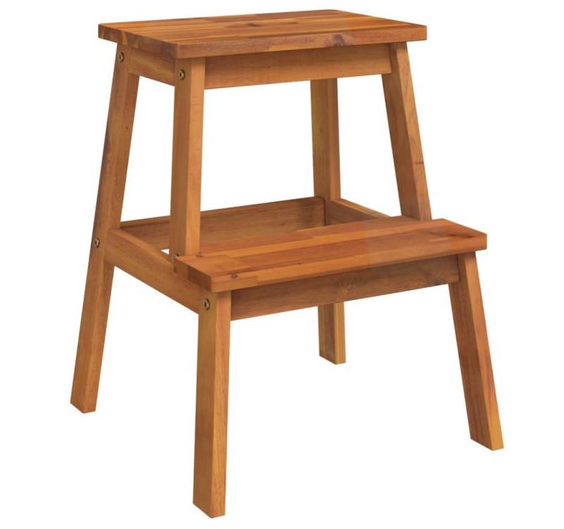 vidaXL Hocker, Tritthocker mit 2 Stufen 40x38x50 cm Massivholz Akazie von vidaXL