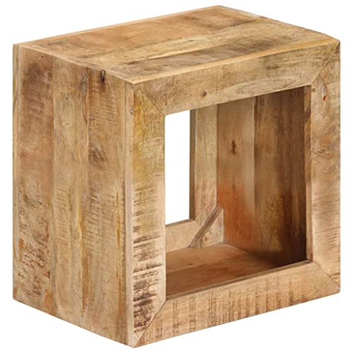 vidaXL Hocker 40x30x40 cm Massivholz Mango, Holzhocker, Fußhocker, Fußhocker Holz, Sitzhocker Holz, Massivholzhocker, Sitzhocker Massivholz von vidaXL